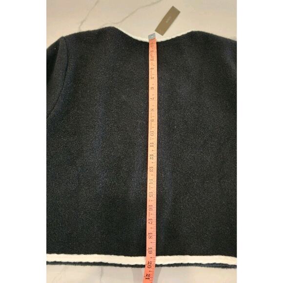 NWT J.Crew $138 Cropped bouclé yarn lady jacket Black Sz XL Large - Picture 10 of 11